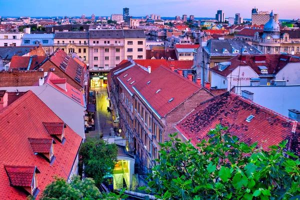 Zagreb Funicular Tomi Utcában Található Összekötve Ilica Utcát Strossmayer Sétányával — Stock Fotó