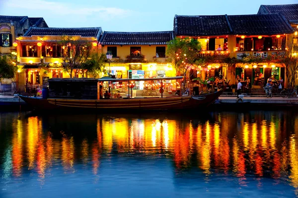 Hoi Riverfront Hoi Vietnam — Stockfoto