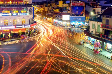 Hanoi, Vietnam 'daki Ham Ca Harita Kavşağı