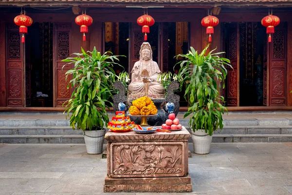 Avalokitesvara Shrine One Pillar Pagoda Complex Hanoi Vietnam — Stock Photo, Image