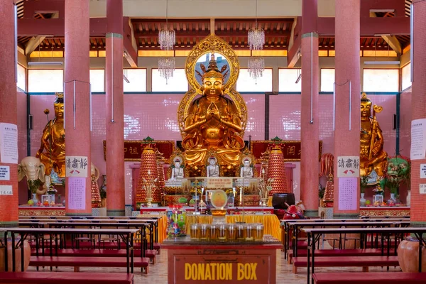 Interior Sam Poh Wan Futt Chi Temple Brinchang Pahang Malaysia —  Fotos de Stock