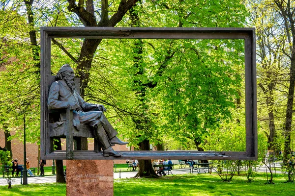 Jan Matejko Monument Krakow Poland — Photo