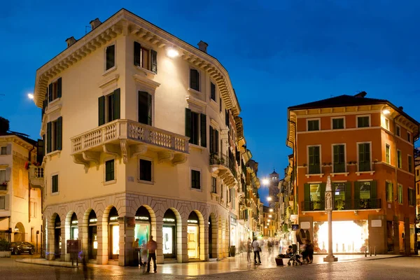 Piazza Bra Mazzini Verona Italy —  Fotos de Stock