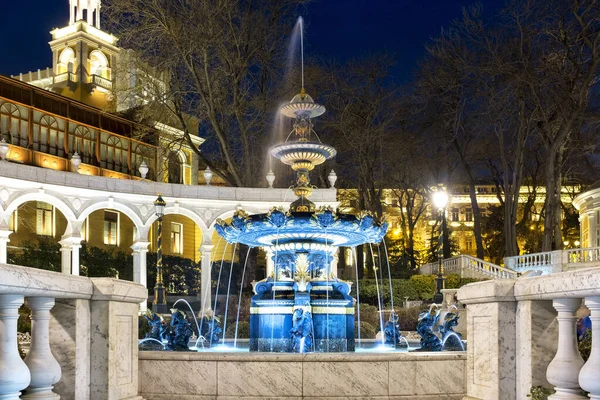 Philharmonic Fountain Park Baku Azerbaijan — Foto Stock