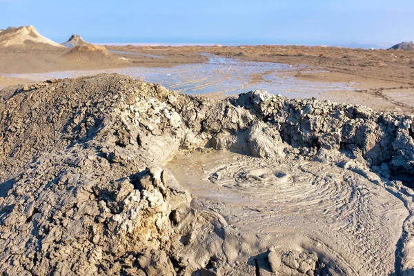 Mud Vulcano Gobustan National Park Azerbaijan — стоковое фото