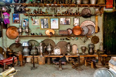 Lahij, Azerbaycan 'da geleneksel bir bakır atölyesi.