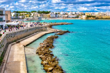Panoramic view of Otranto, Italy