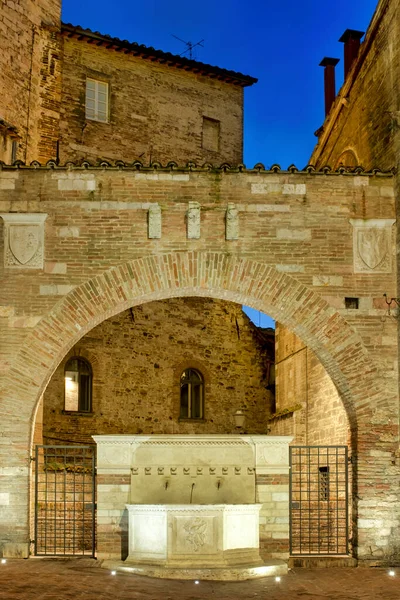 Fonte Maesta Delle Volte Perugia Itália — Fotografia de Stock