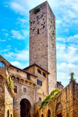 Torri dei Salvucci, San Gimignano, Toskana, İtalya