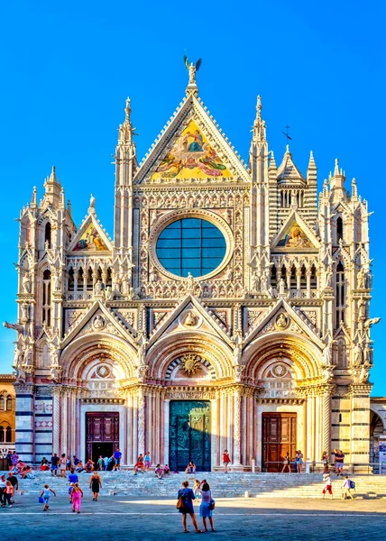 意大利锡耶纳大教堂 — 图库照片