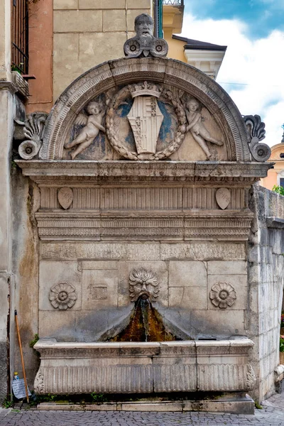 Close Fontana Del Vecchio Sulmona Italy — Stock Photo, Image