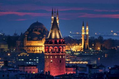 Galata Kulesi ve Süleyman Camii, İstanbul