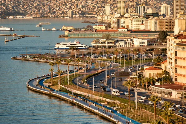 Mustafa Kemal Coastal Boulevard Izmir Turke — Stock Photo, Image