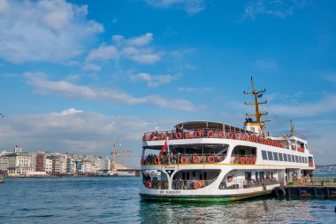 Sightseeing Boat in the Golden Horn, Istanbul, Turkey