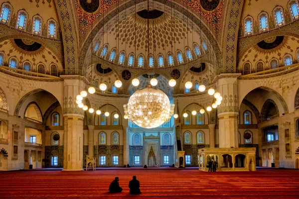 Interior Kocatepe Mosque Ankara Turke — Stock Photo, Image