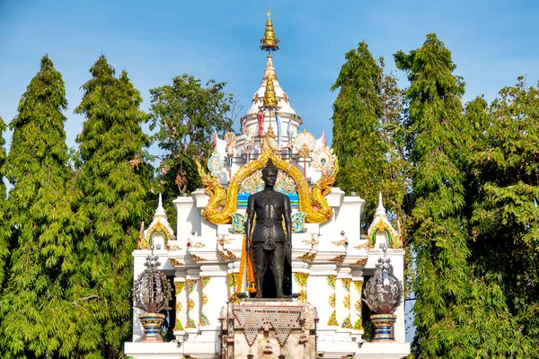 Pho Khun Ngam Muang Monument Phayao Thailand — стоковое фото