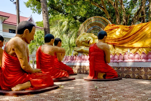 Garden Heaven Hell Wat Khom Kham Phayao Thailan — стоковое фото