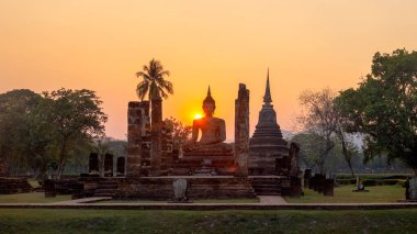 Wat Mahathat Harabeleri, Sukhothai Tarihi Parkı, Tayland
