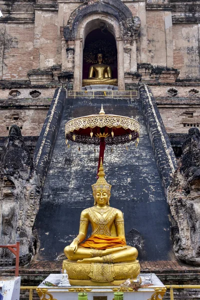 Ват Чеді Луанг Чіангмай Таїланд — стокове фото