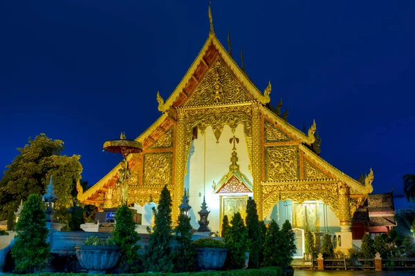 Wihan Luang Wat Phra Singh Chiang Mai Tailandia — Foto de Stock