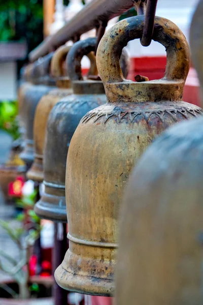 Sinais Wat Sum Pow Chiang Mai Tailândia — Fotografia de Stock