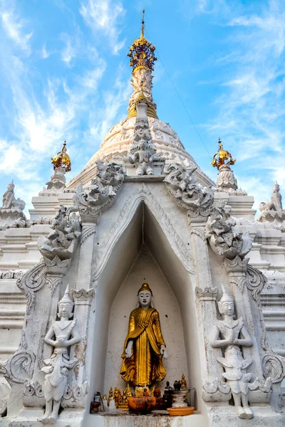 Burmese Style Chedi Wat Mahawan Chiang Mai Thailand — Stock Photo, Image