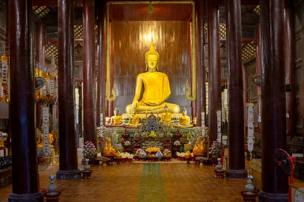 Wat Phan Tao Chiang Mai Tajlandia — Zdjęcie stockowe