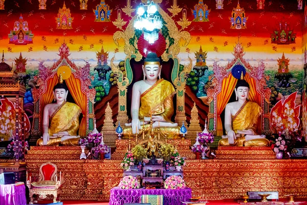Budda Wat Chetawan Chiang Mai Tajlandia — Zdjęcie stockowe