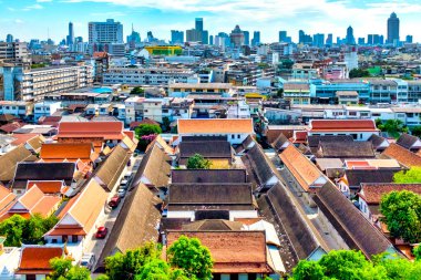 Bangkok, Tayland 'dan panoramik manzara