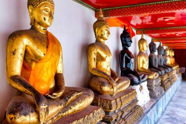 Wat Pho, Bangkok, Tayland 'da Buda heykelleri