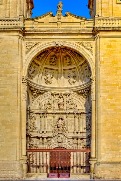 Catedral Santa Mara Redonda Logrono Rioja Espanha — Fotografia de Stock