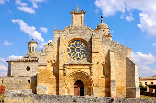 Kostel Nuestra Seora Del Manzano Panna Maria Jabloně Castrojeriz Španělsko — Stock fotografie