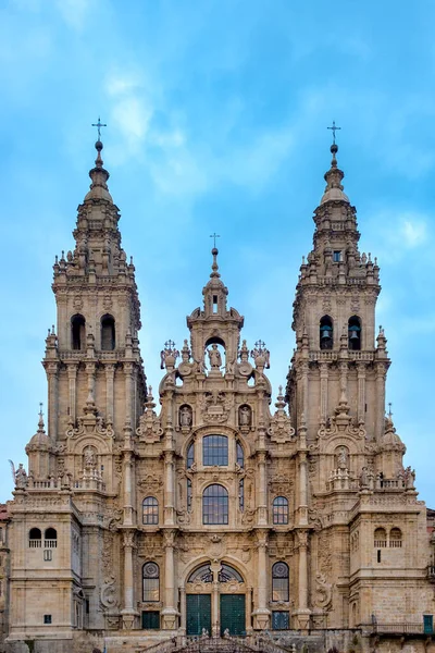 View of the Santiago de Compostela Cathedral, Santiago de Compostela, Galicia, Spain