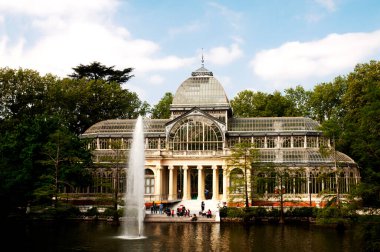 Palacio de cristal, madrid, İspanya