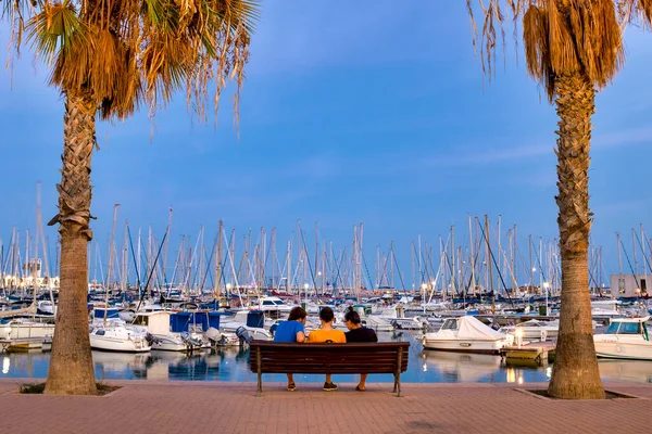 Blick Auf Den Hafen Von Alicante Spanien — Stockfoto