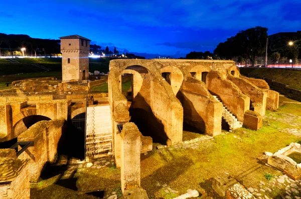 Sítio Arqueológico Recentemente Restaurado Circo Máximo Roma Itália — Fotografia de Stock