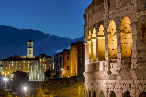 Veduta Del Colosseo Del Campidoglio Roma Italia — Foto Stock