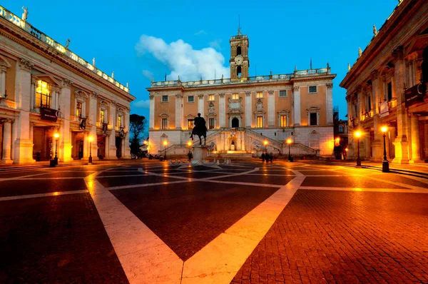 Piazza Del Campidoglio Róma Olaszország — Stock Fotó