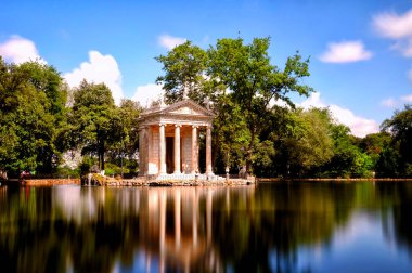 İtalya, Villa Borghese 'deki Aesculapius Tapınağı