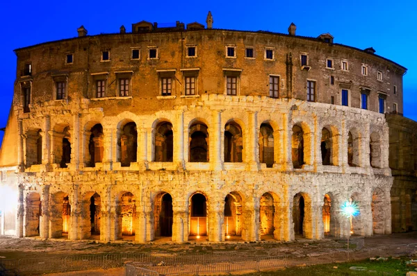 Teatro Marcello Rzym Włochy — Zdjęcie stockowe