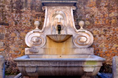 Fontana del Mascherone, Roma, İtalya