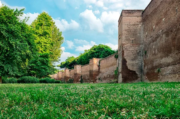 Parco Integrato Delle Mura Aureliane Řím Itálie — Stock fotografie