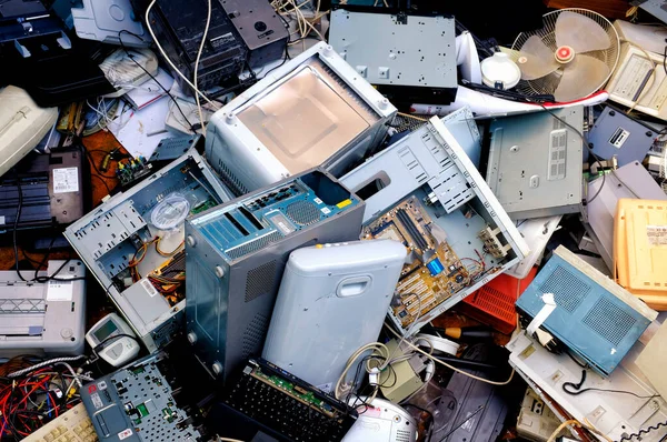 Close Shot Some Electronic Waste — Stock Photo, Image