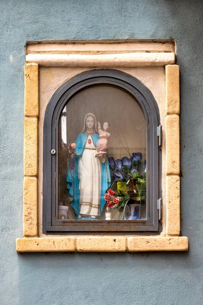 Madonna Con Bambino Bairro Medieval Terravecchia Ortona Itália — Fotografia de Stock