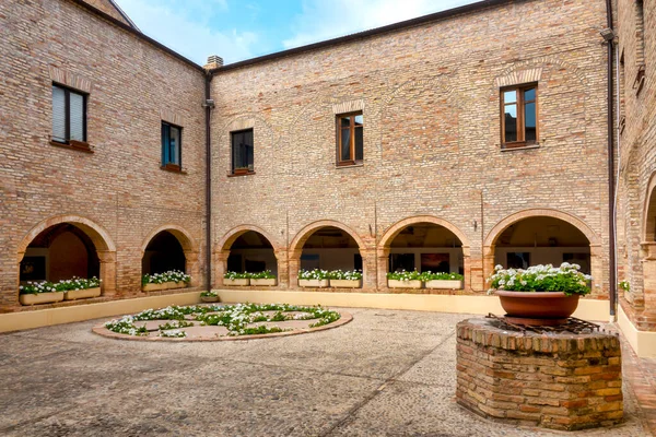 Cloister Former Convent San Francesco Now City Hall Citta Sant — Stockfoto