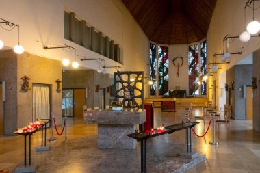 Jesuitenkirche, Koblenz, Almanya 'nın İçi