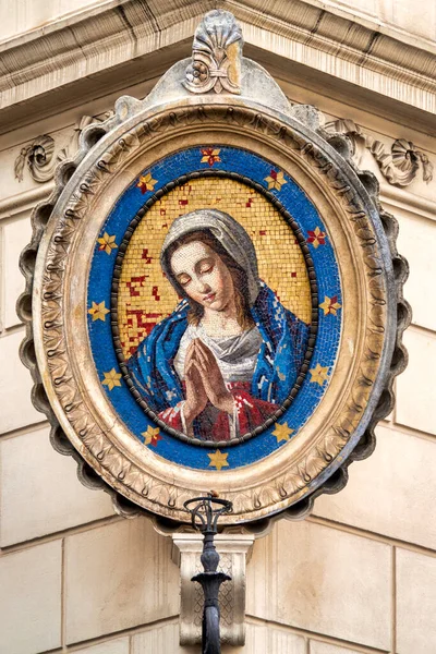 Madonna Adicula Piazza Campo Fiori Rome Italy — Φωτογραφία Αρχείου