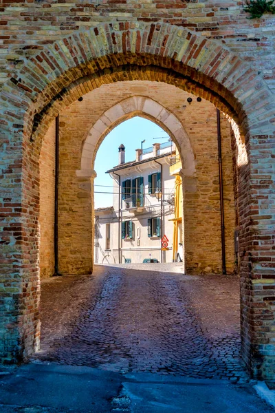 Porta Capo Also Know Porta Santa Croce Penne Italy — Stockfoto