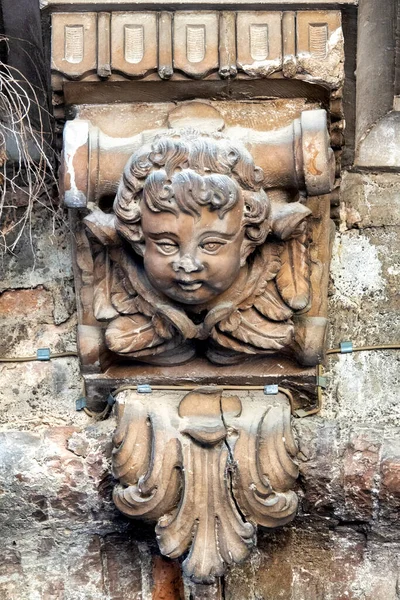 Detail Decoration Portal Palazzo Del Bono Penne Italy — Fotografia de Stock