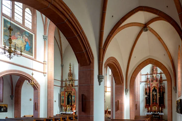 Interior Nikolaikirche Villach Austria — Stock fotografie